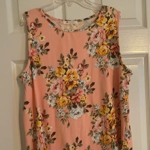 Boutique Flora Tank Top
